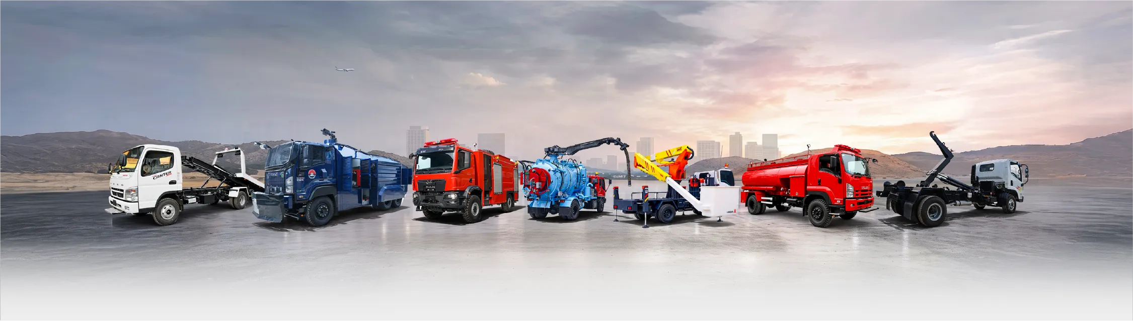 MERAJ specialized vehicle lineup