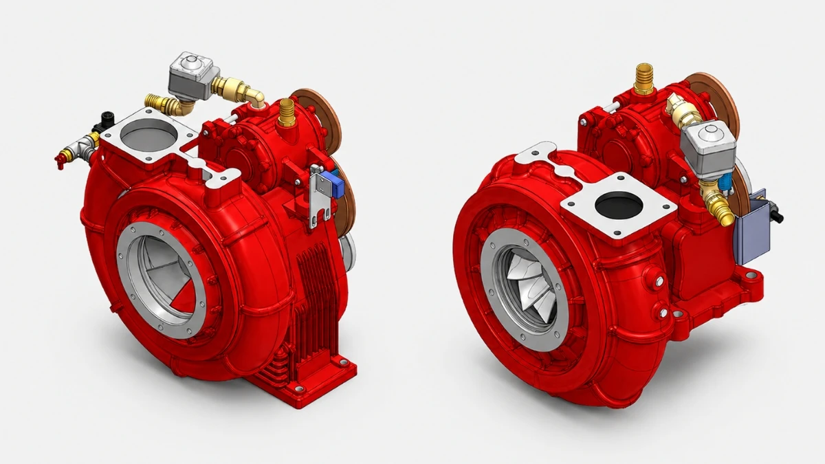 FP Series gearbox and ball bearing pump versions