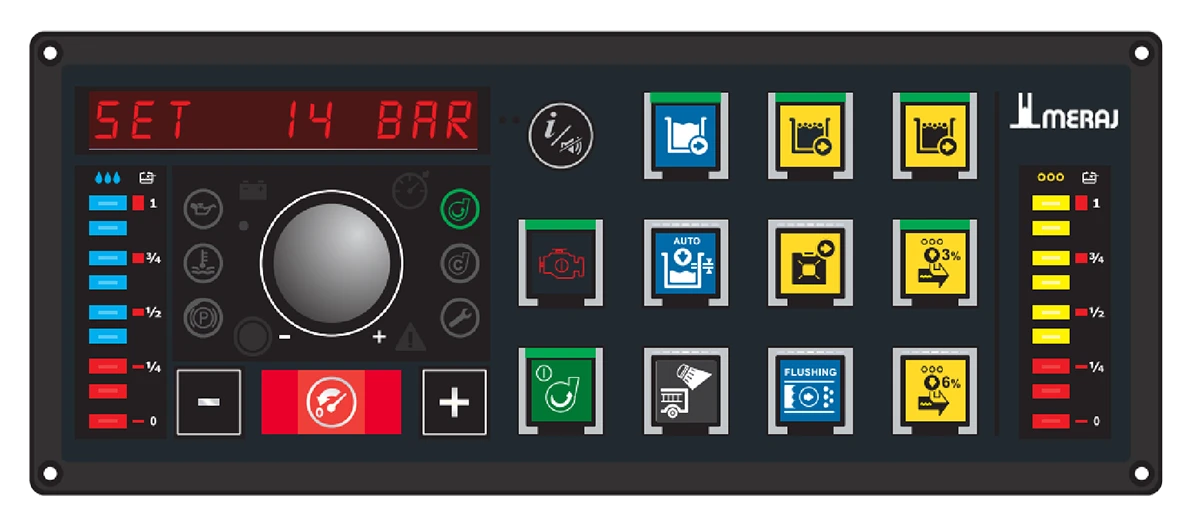 Meraj Logic Enhanced System control panel