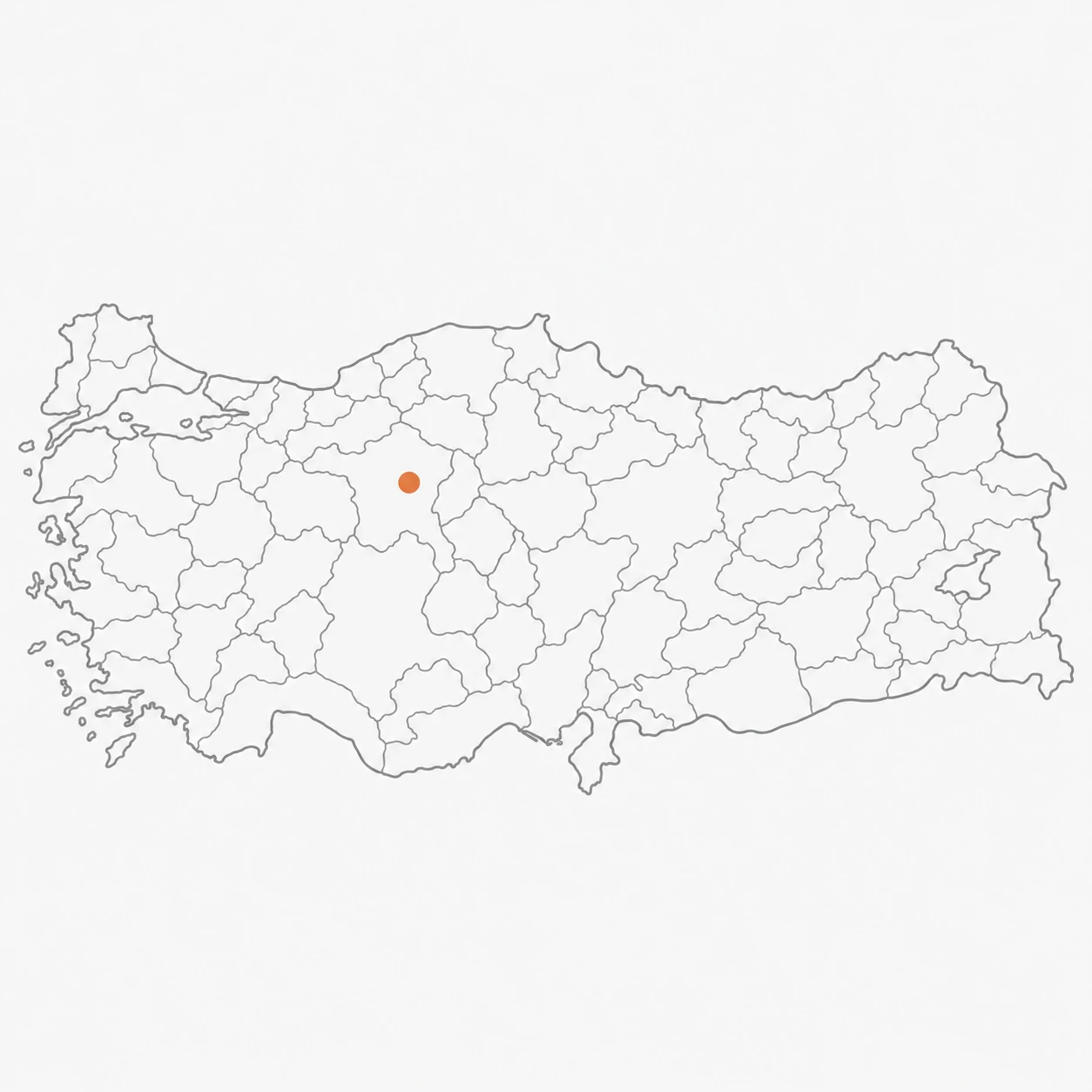 Turkiye branch map